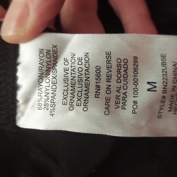 DEMOCRACY Glider Black Faux Leather Look Pull On Leggings - Picture 12 of 13